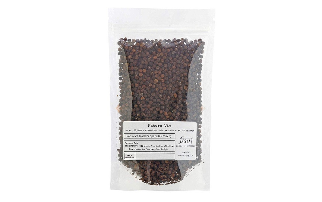 Nature Vit Black Pepper (Kali Mirch)    Pack  900 grams